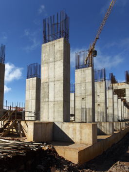 Industrial,Building,,Foundation,,Pillars,,Floor,For,The,Iron,Ore,Industry