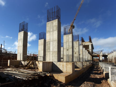 Industrial,Building,,Foundation,,Pillars,,Floor,For,The,Iron,Ore,Industry